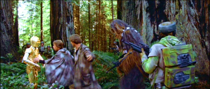 Luke Endor go to find leia